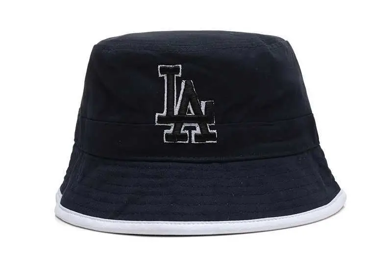 Image Dodgers Team Logo Black Wide Brim Hat LXMY