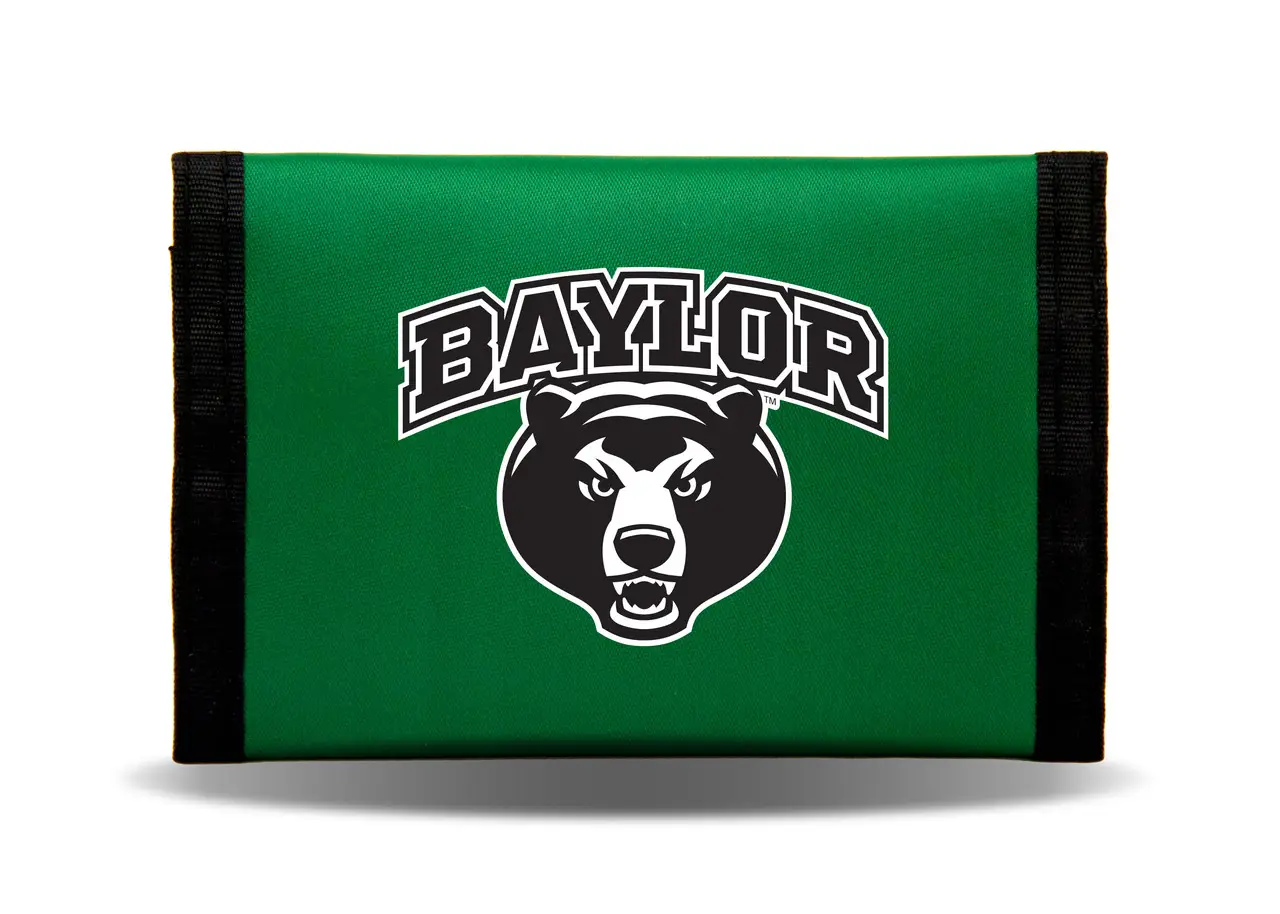 Image Baylor Bears Wallet Nylon Trifold - Special Order